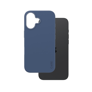 PanzerGlass CARE by ® Fashionable Cover Blu con MagSafe iPhone 16