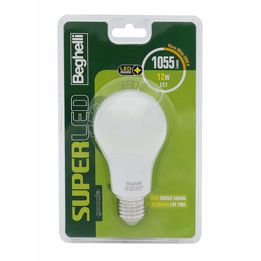 Beghelli 56882BL energy-saving lamp 12 W E27 A+
