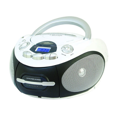 New Majestic AH-2387R MP3 USB Lettore CD personale Nero, Bianco