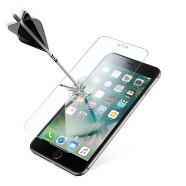 Cellularline Second Glass Ultra - iPhone 7 Plus Vetro temperato trasparente sottile, resistente e super sensibile Trasparente