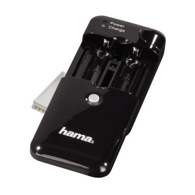 Hama Caricabatterie Universale per batterie Li-Ion e AA/AAA Ni/Mh
