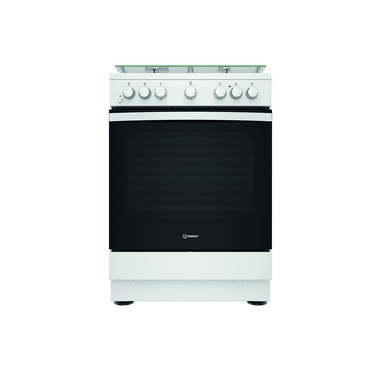 Indesit IS67G4PHW/E/1 Cucina Elettrico Gas Nero, Bianco