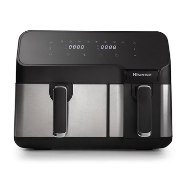 Hisense HAF2900D friggitrice Doppia 8,6 L Indipendente 1700 W Friggitrice ad aria calda Nero