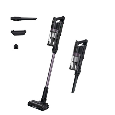 Hoover HF1P10H 011 Aspirapolvere elettrica Batteria Secco Schiuma Senza sacchetto 0,7 L 165 W Nero, Viola 2,2 Ah