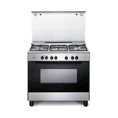 de’longhi fmx 96 ed cucina gas nero, stainless steel a