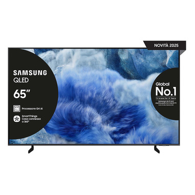 samsung qe75q8faauxzt tv 190,5 cm (75") 4k ultra hd smart tv wi-fi grigio