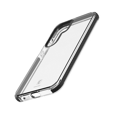 Cellularline Tetra Force Strong Guard - Galaxy A55 5G Custodia flessibile ultra-protettiva, anti-shock con tecnologia antibatterica Microban® integrata