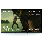 sony bravia 7 qled (xr l mini led) 85 pollici 4k hdr google smart tv (2024) | gaming menu per playstation 5, imax enhanced, dolby vision atmos, chromecast, airplay, 120hz 85xr70