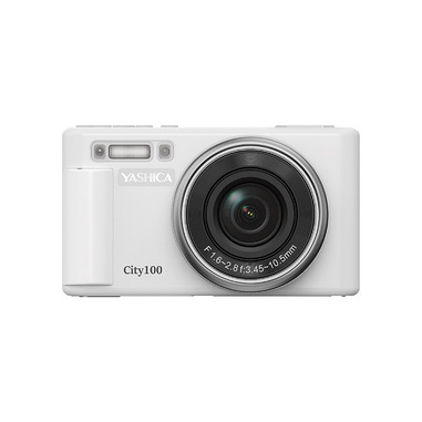 Yashica City 100 Fotocamera compatta 72 MP CMOS Argento, Bianco