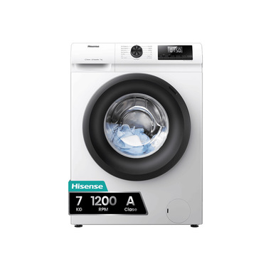 Hisense WFQP701219VM lavatrice Caricamento frontale 7 kg 1200 Giri/min Bianco