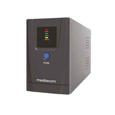 Mediacom Xpower 650 A linea interattiva 0,65 kVA 390 W 2 presa(e) AC