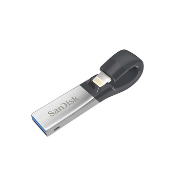 SanDisk iXpand unità flash USB 64 GB USB Type-A / Lightning 3.2 Gen 1 (3.1 Gen 1) Nero, Argento