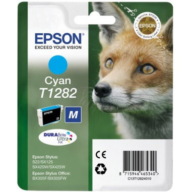 Epson Fox Cartuccia di inchiostro Cyan T1282 DURABrite Ultra Ink