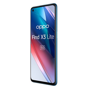 OPPO Find X3 Lite Smartphone 5G, Qualcomm 765G, Display 6.43'' FHD+AMOLED,  4 Fotocamere 64MP, RAM 8GB ESPANDIBILE FINO A 13GB+ROM 128GB, 4400mAh, Dual  Sim, [Versione Italiana], Colore Astral Blue | Smartphone in