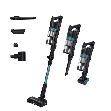 Hoover HF1P10PX 011 Aspirapolvere elettrica Batteria Secco Schiuma, Micro Senza sacchetto 0,7 L 165 W Nero, Turchese 22 Ah