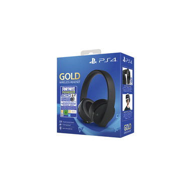 Sony Gold Wireless Headset + Fortnite VCH (2019) Cuffia Padiglione  auricolare Nero | Accessori Playstation 4 in offerta su Unieuro