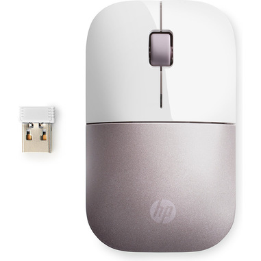 HP Mouse wireless Z3700: bianco/rosa
