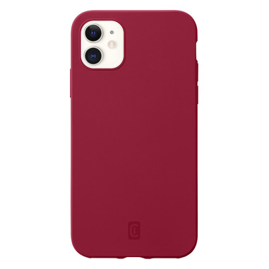 Cellularline Sensation - iPhone 12 mini Custodia in silicone soft touch Rosso