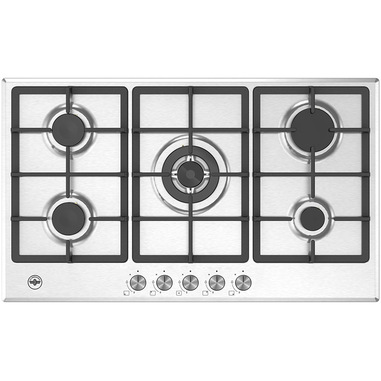Bertazzoni La Germania P905CLAGXV piano cottura Acciaio inossidabile Da incasso 90 cm Gas 5 Fornello(i)