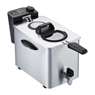 RGV FR TYPE4L friggitrice Singolo 4 L Indipendente 2500 W Nero, Stainless steel