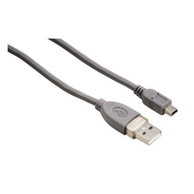 Hama Cavo USB A 2.0/Mini USB B 2.0, 0,25 metri, grigio, 1 stella