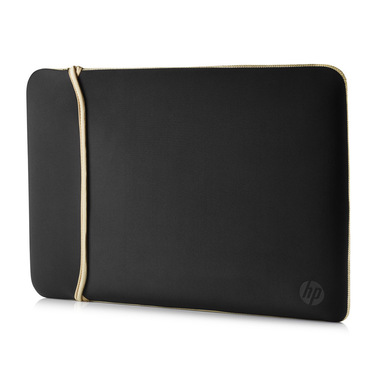 HP Reversible Neoprene borsa per notebook 39,6 cm (15.6") Custodia a tasca Nero, Oro