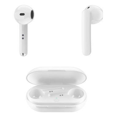 AQL Slang Auricolari a capsula True Wireless con controlli touch e custodia  di ricarica. Bianco | Cuffie e Auricolari in offerta su Unieuro