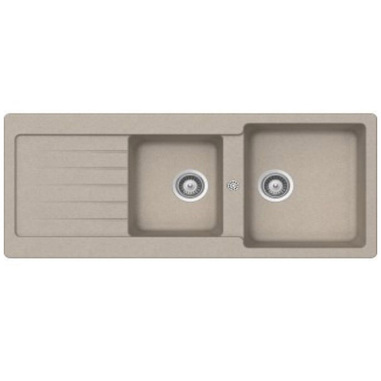 Glem Gas LS2G16S lavello Lavello ad incasso Rettangolare Cristalite