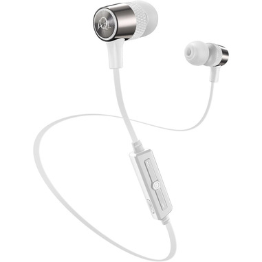 AQL Jungle - Universale Auricolari in-ear Bluetooth® per bassi definiti Bianco