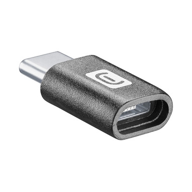Cellularline Adattatore da MICRO USB a USB-C Converte la porta MICRO USB in USB-C
