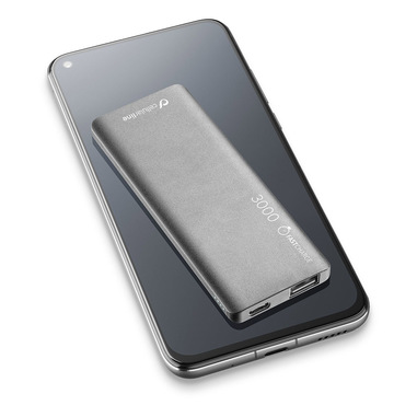 Cellularline FREEPSLIM3000K batteria portatile Polimeri di litio (LiPo) 3000 mAh Nero