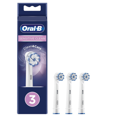 Oral-B Sensitive Clean Testine Di Ricambio, Confezione Da 3 Pezzi