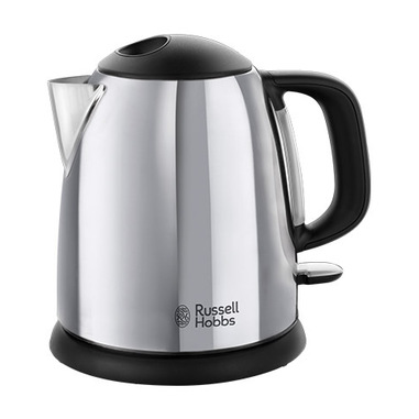 Russell Hobbs Victory bollitore elettrico 1 L 2400 W Nero, Acciaio inox