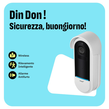 Telecamera Wi-Fi Esterno NETATMO OMAJIN – Con Pannello Solare, Visione Notturna E Rilevamento Persone