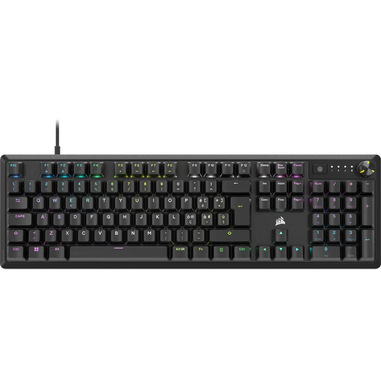 Corsair K70 CORE RGB tastiera Giocare USB QWERTY Italiano Nero