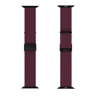 Celly WBANDBRAIDEDVL accessorio indossabile intelligente Band Bordeaux