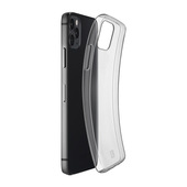 cellularline fine - iphone 12 / 12 pro cover in gomma morbida ultra sottile e trasparente trasparente