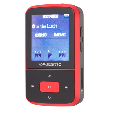 New Majestic BT-3284R MP3 Lettore MP3 Nero, Rosso
