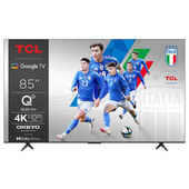 tcl c65 series serie c6 smart tv qled 4k 85" 85c655, audio onkyo con subwoofer, dolby vision - atmos, google tv