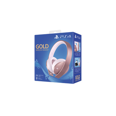 Sony Gold Wireless Headset Auricolare Con cavo e senza cavo A Padiglione Giocare Rose Gold