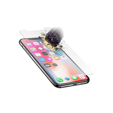 Cellularline Tetra Force Shield - iPhone XS/X Vetro temperato ultra resistente e super sottile Trasparente