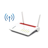 fritz!box 6850 lte router wireless gigabit ethernet dual-band (2.4 ghz/5 ghz) 4g rosso, bianco